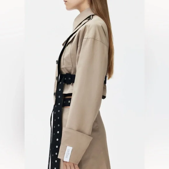 ROKH x H&M CROPPED TWIL JACKET - Picture 6 of 8